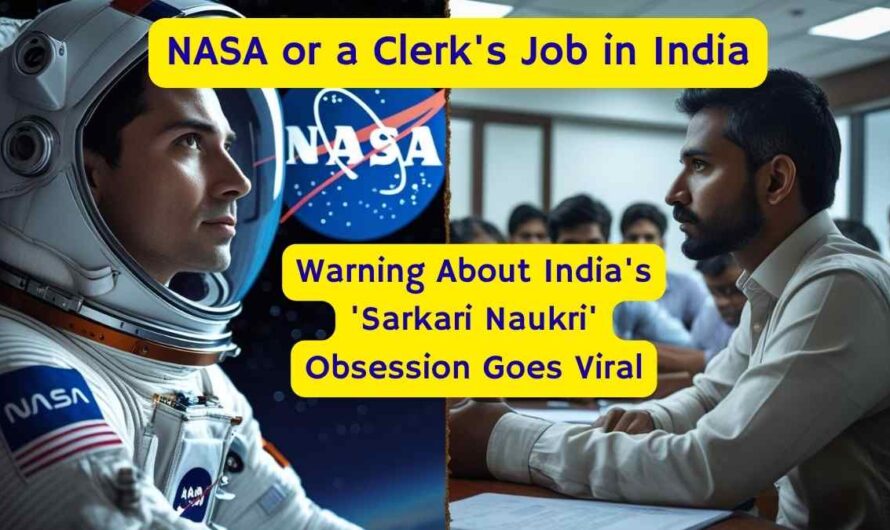 NASA or a Clerk’s Job in India, A Chartered Accountant’s Warning About India’s ‘Sarkari Naukri’ Obsession Goes Viral