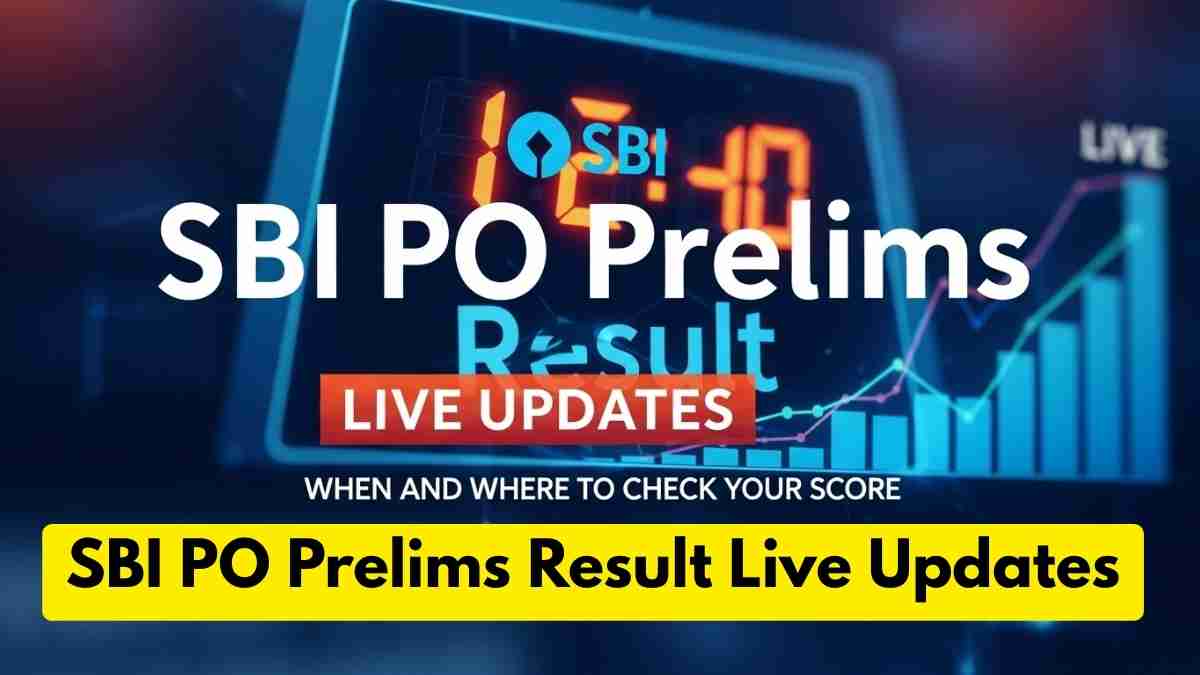 SBI PO Prelims Result Live Updates: When and Where to Check Your Score